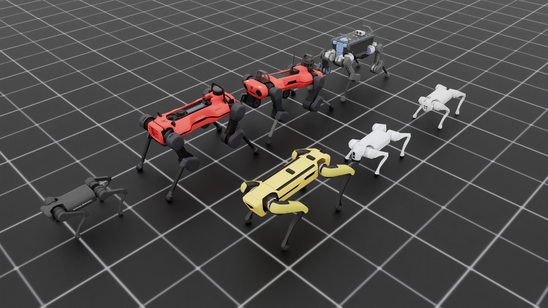 Quadruped robots in Isaac Lab